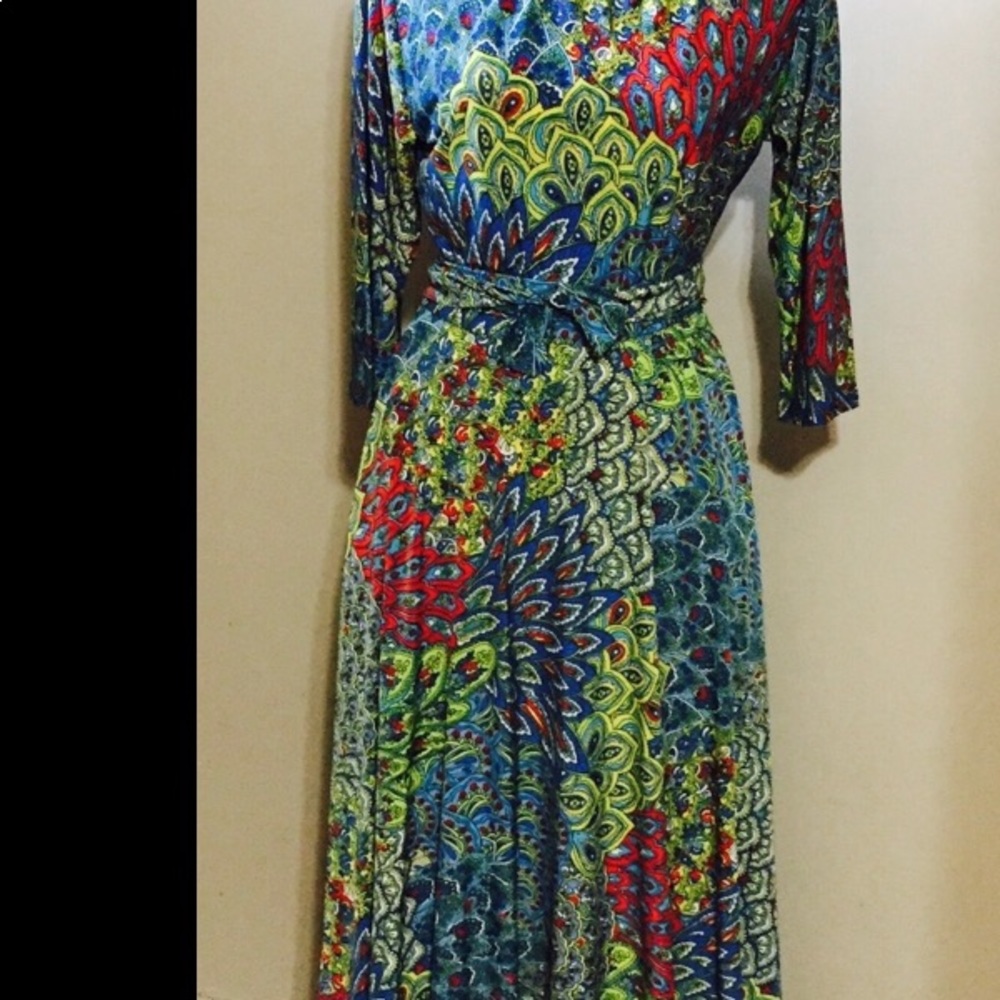 Peacock dress